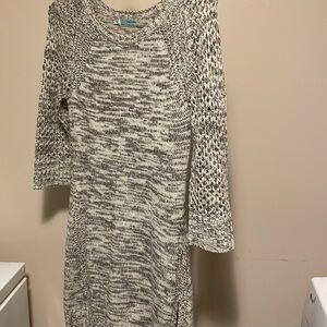 Maurices Black and White Knit Dress